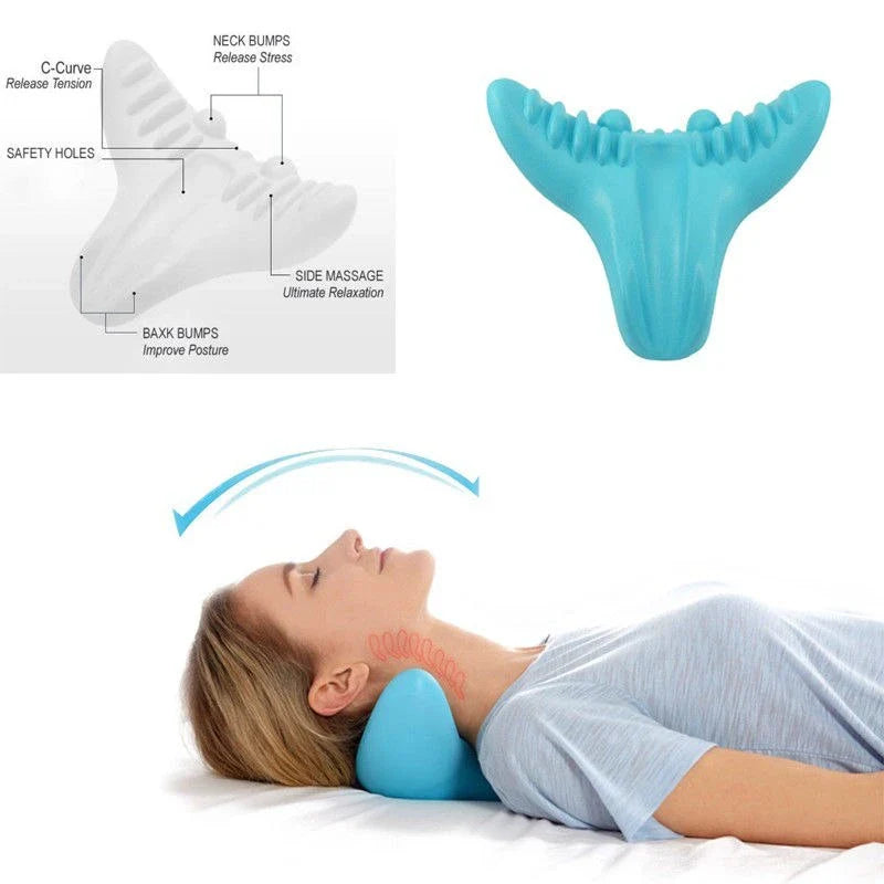 Premium Shiatsu massage pillow with memory foam construction and soothing kneading action for neck and cervical relaxation