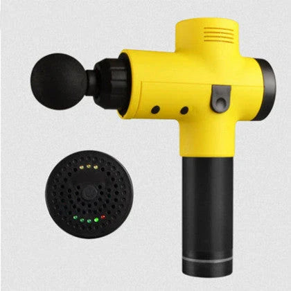 Premium deep tissue massage gun with interchangeable heads and whisper-quiet operation for relaxing muscle therapy