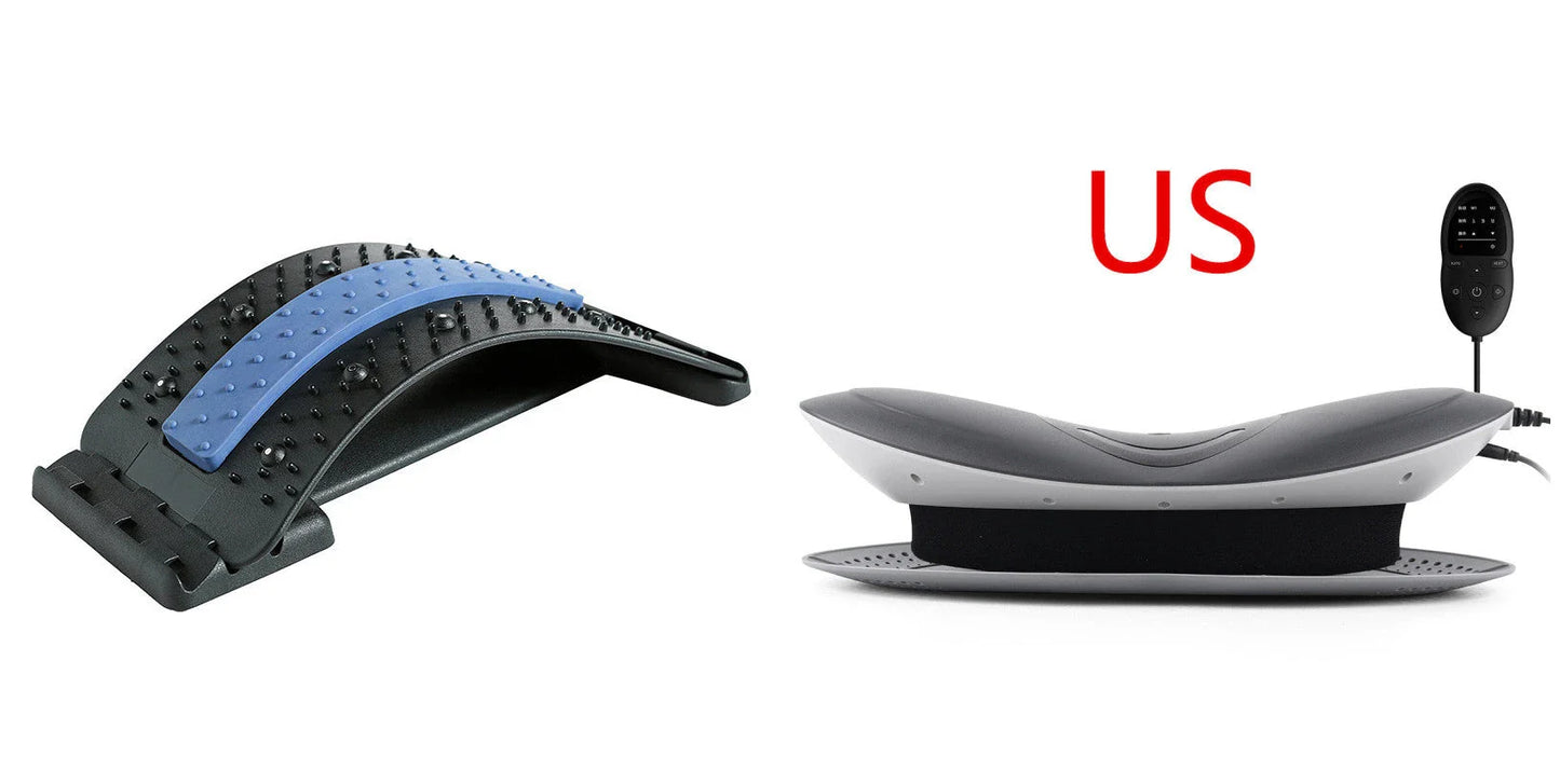 Premium Waist Massager with Heat Therapy - Ergonomic design for lower back pain relief and improved posture