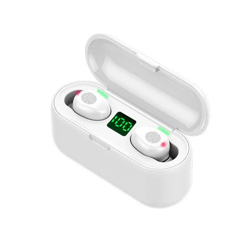 Wireless Bluetooth headphones with noise-cancelling technology and deep bass for an immersive audio experience