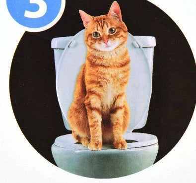 Premium Cat Toilet Trainer with LED Lighting - Innovative ABS Design for Effortless Potty Training and Bathroom Aesthetics