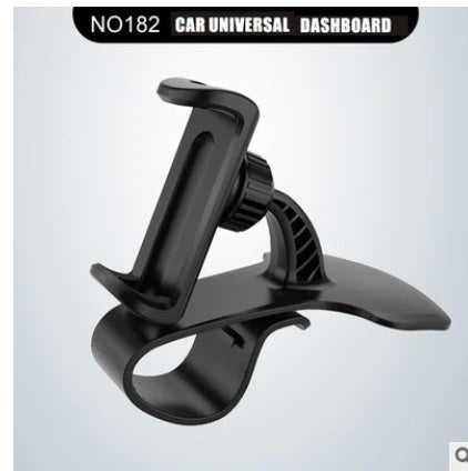Versatile 360-degree rotating car phone mount with sleek black design, made with premium materials for secure and convenient smartphone use while driving