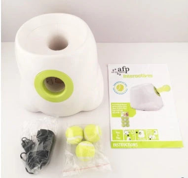 Automatic Dog Ball Launcher with 3 distance settings, keeping dogs active and entertained for hours