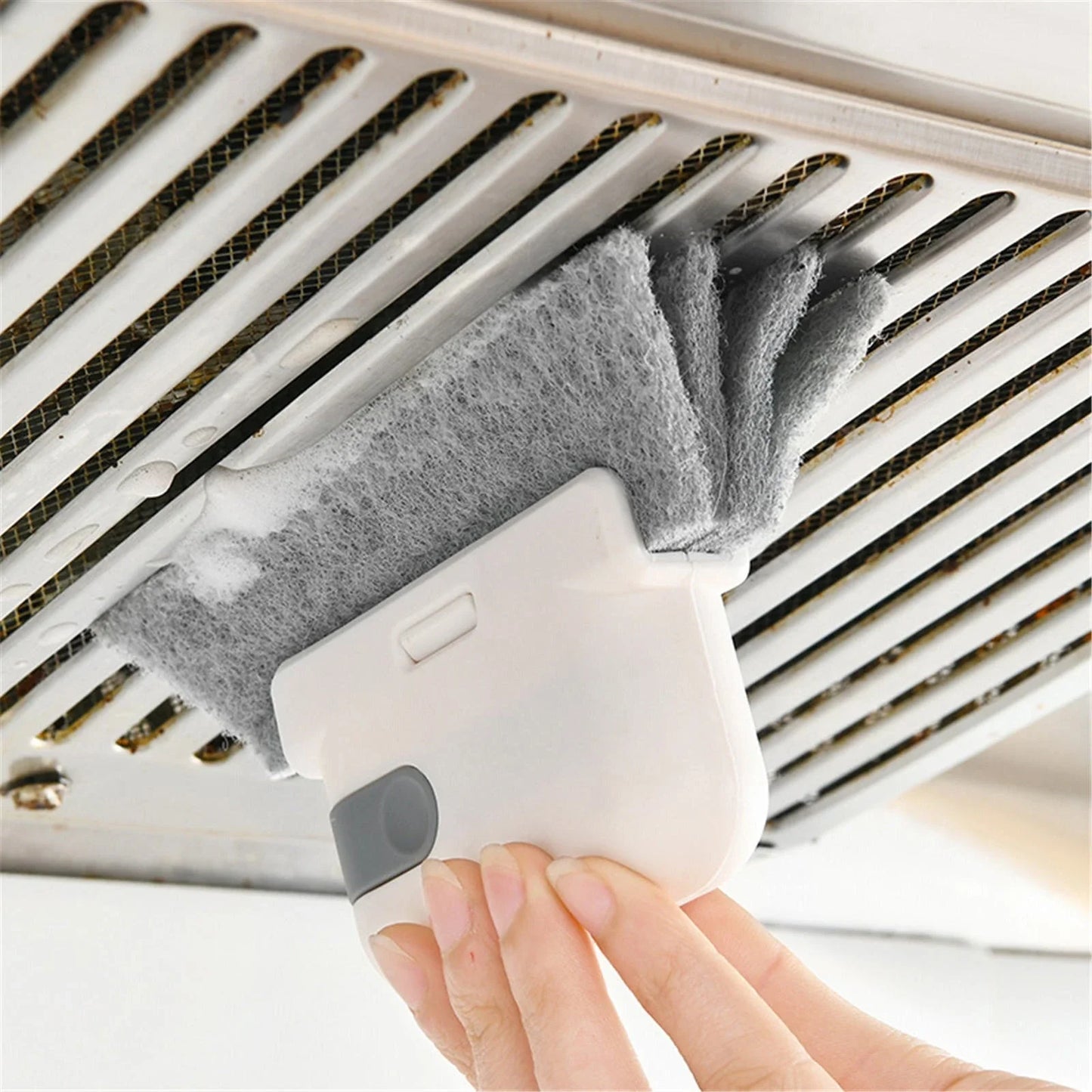 Versatile Groove Cleaning Brush with replaceable head for effortless home cleaning in the UK