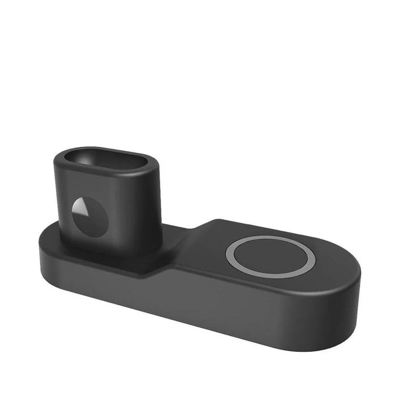 GiftHome UK Versatile 3-in-1 Wireless Charging Station for Phones, Watches, and Earbuds