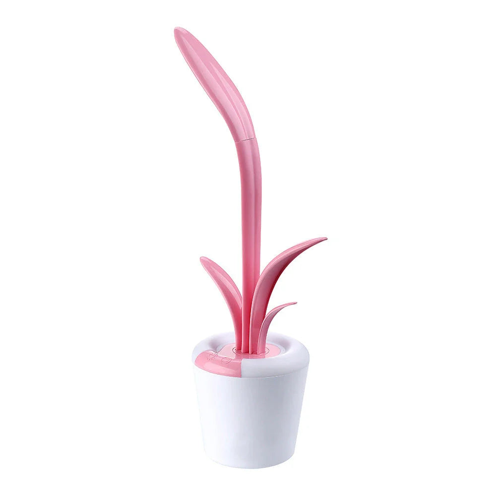 Stylish USB-Powered LED Desk Lamp with Adjustable Brightness, Night Light Mode, and Cordless Design for Home or Office Use