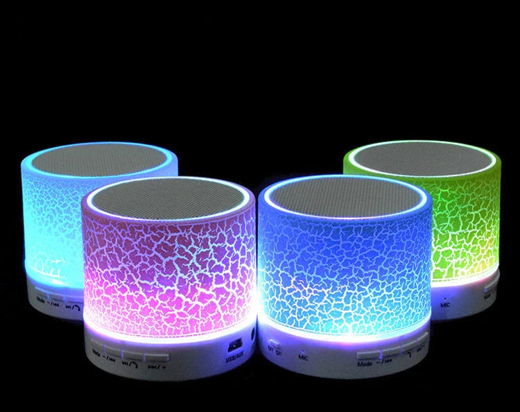Compact wireless Bluetooth speakers in various colours with premium design and rich sound quality