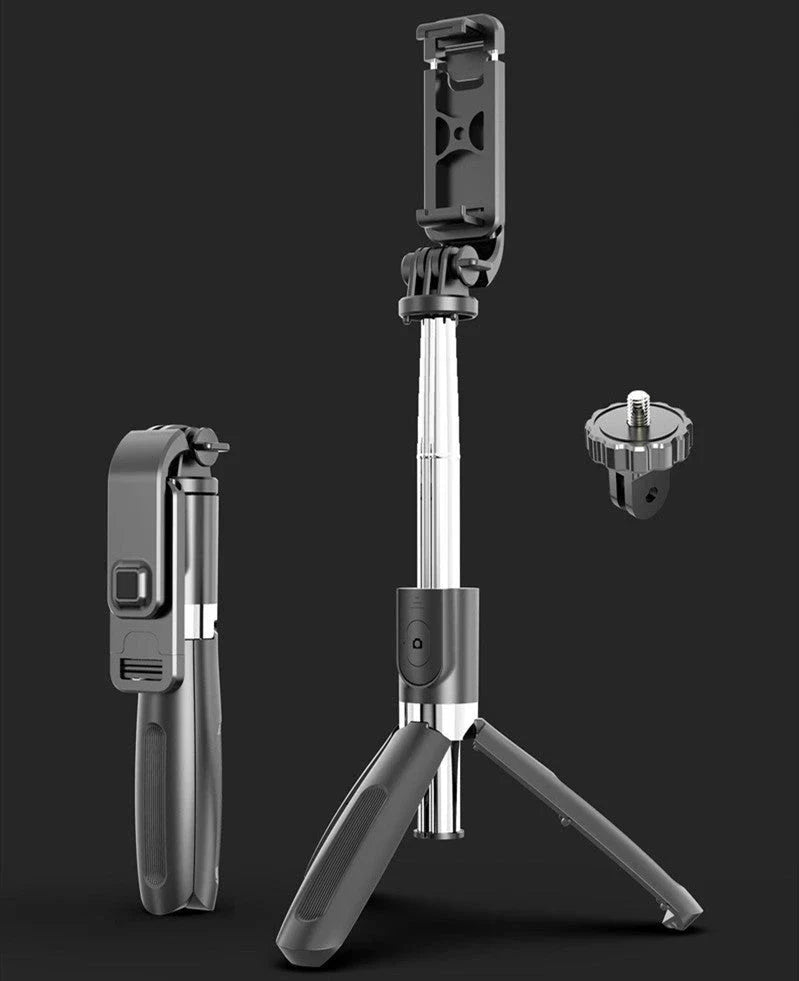 Versatile Bluetooth Selfie Stick for iPhone with Tripod Stand - Capture Professional-Looking Selfies Every Time