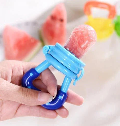 Versatile silicone pacifier with secure design to provide a safe and comfortable feeding experience for babies