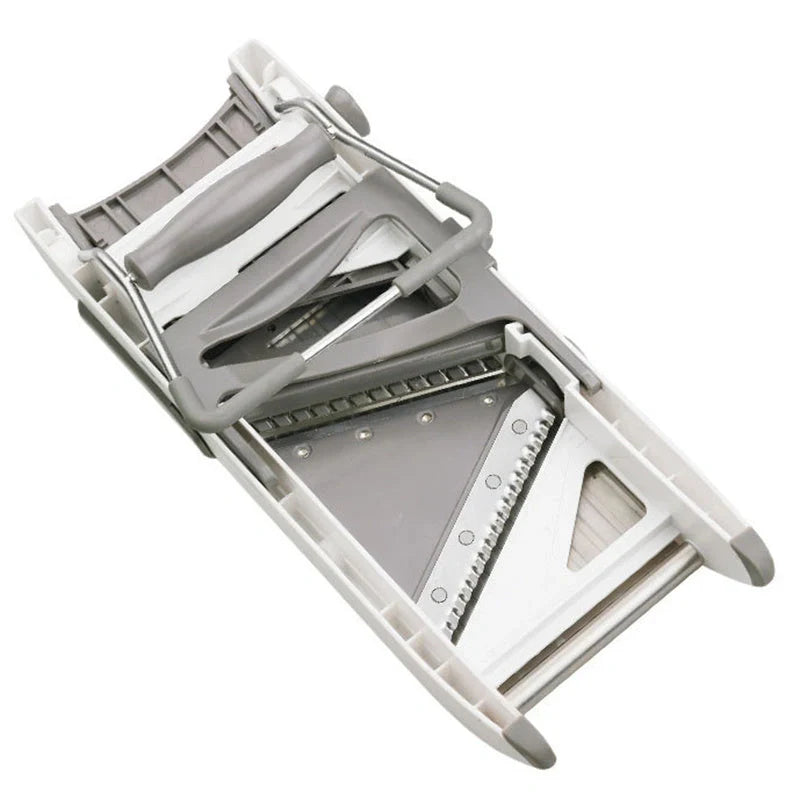 Terka Adjustable Stainless Steel Kitchen Vegetable Slicer with multiple slicing options