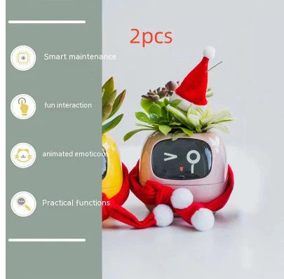 Smart Planter with AI and 7 sensors for easy plant care in various colours