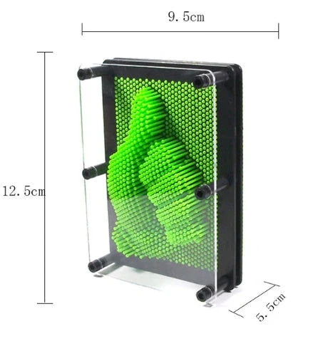 Customizable 3D Sculpture Frame captures the intricate details of any object, hand, or face in seconds