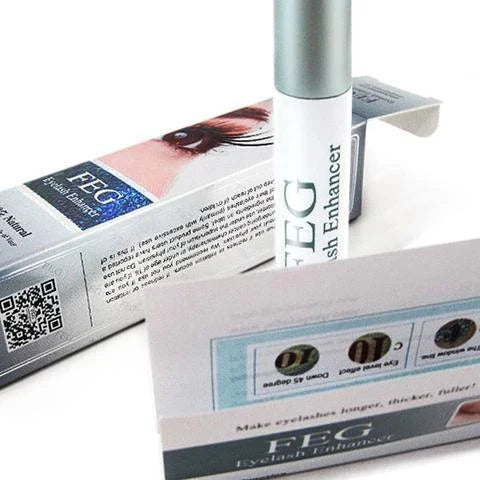 Premium eyelash and eyebrow enhancing serum with natural botanical ingredients, promoting healthier and more vibrant facial hair growth