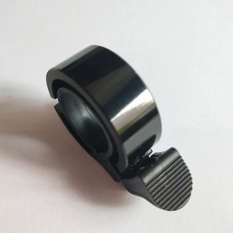 Stylish aluminium bicycle bell with clear, 90-decibel sound for enhanced safety and style on your mountain bike or road cycle