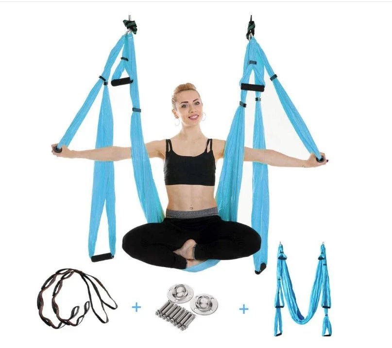 Premium Anti-Gravity Yoga Hammock for Aerial Dance and Fitness - Smooth Rotation, High-Strength Nylon Fabric, Versatile Design