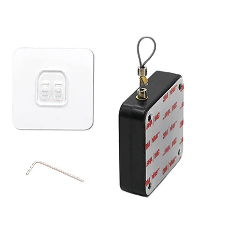 Automatic door closer with soft-close mechanism for sliding, glass, and swing doors. Premium steel construction and adjustable tension settings for reliable performance.