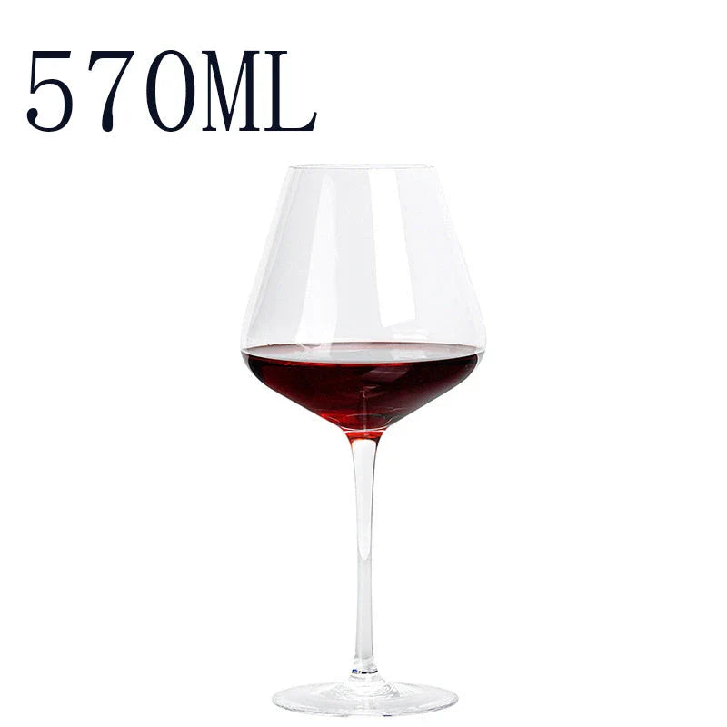 Premium crystal wine decanter with elegant U-shaped design, enhancing the flavor and aroma of your favorite red wines