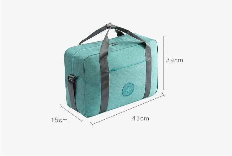 Premium waterproof polyester shoe storage bag with laminated zipper pocket and breathable design for travel and various occasions