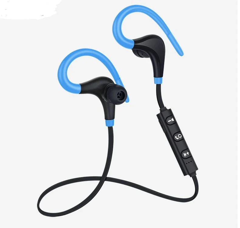 Premium sports Bluetooth headphones with noise cancellation, featuring wireless connectivity, sweat-resistant design, and intuitive touch controls for an enhanced workout experience.
