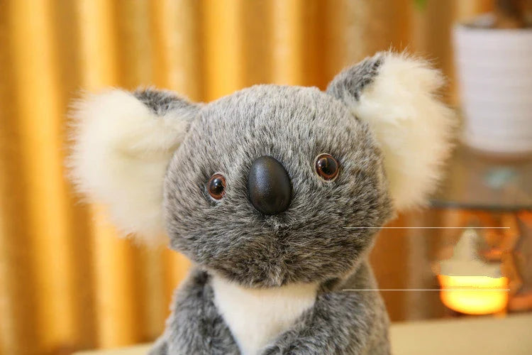 Adorable plush koala soft toy in various sizes, made with premium materials in the UK for a cuddly and durable companion