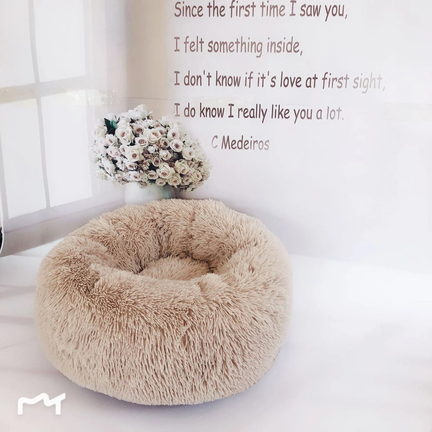 Cosy Plush Pet Nest in various colours and sizes for ultimate pet comfort