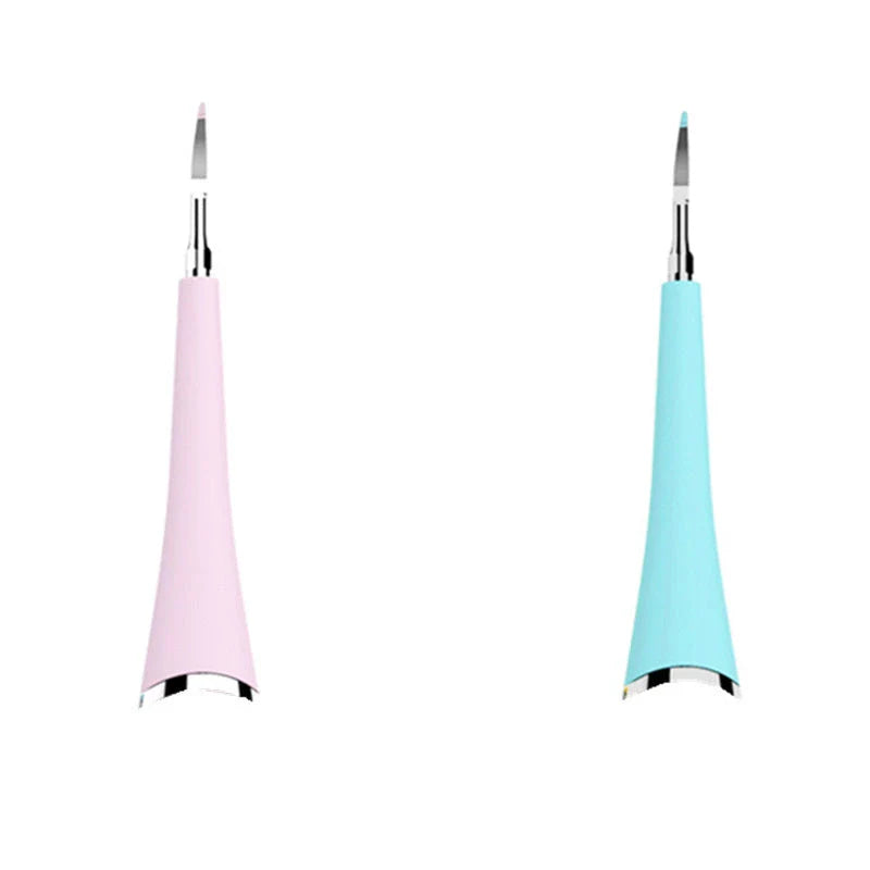 Waterproof Electric Toothbrush Cleaner with Vibrating Head, Silica Gel and ABS Materials, Ergonomic Handle for Effective Plaque and Tartar Removal