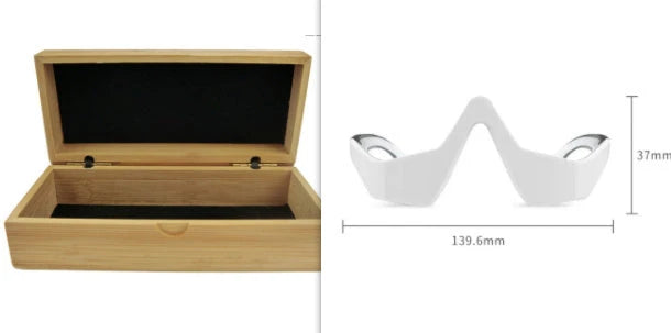 Eye Massager with Micro-Current Therapy for Relaxation, Wrinkle Reduction, and Dark Circle Removal