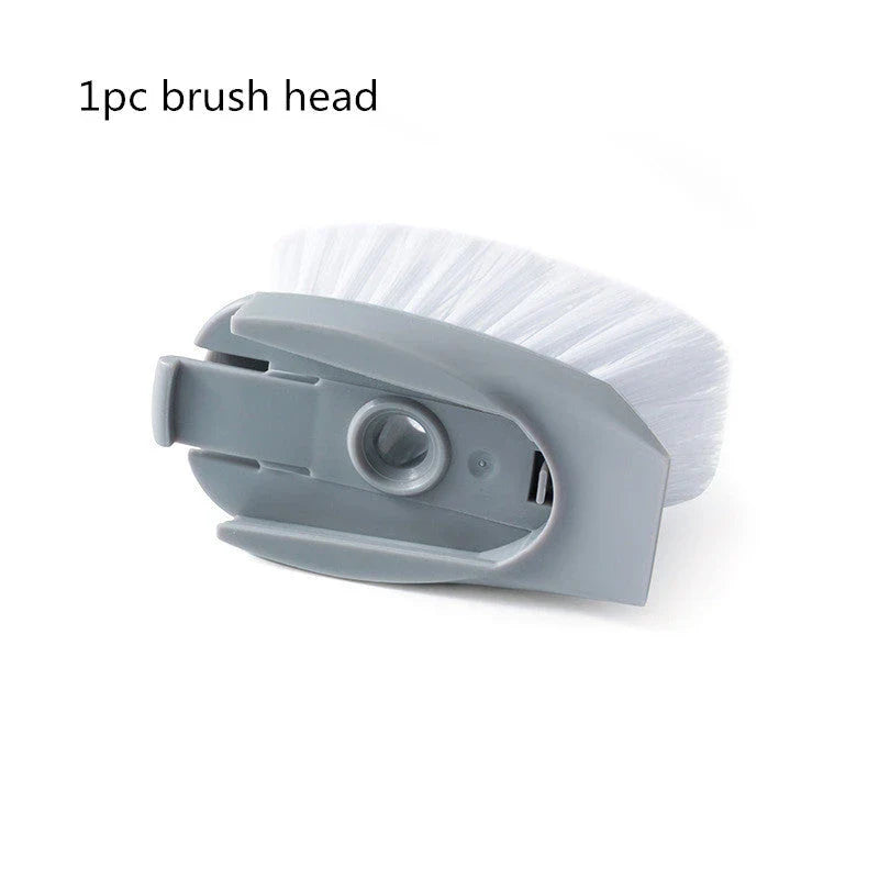 2-in-1 Cleaning Brush with Removable Head for Efficient Kitchen Cleaning