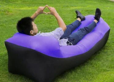 Premium inflatable air sofa in various colours, perfect for outdoor relaxation and leisure