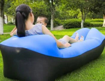 Premium inflatable air sofa in various colours, perfect for outdoor relaxation and leisure