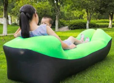Premium inflatable air sofa in various colours, perfect for outdoor relaxation and leisure