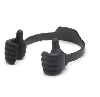 Versatile Thumbs-Up Phone Stand: A compact, adjustable phone holder with a playful, hands-free design for smartphones and tablets