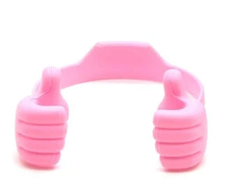 Versatile Thumbs-Up Phone Stand: A compact, adjustable phone holder with a playful, hands-free design for smartphones and tablets