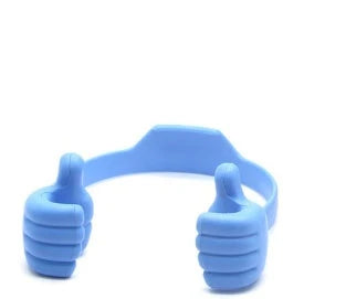 Versatile Thumbs-Up Phone Stand: A compact, adjustable phone holder with a playful, hands-free design for smartphones and tablets