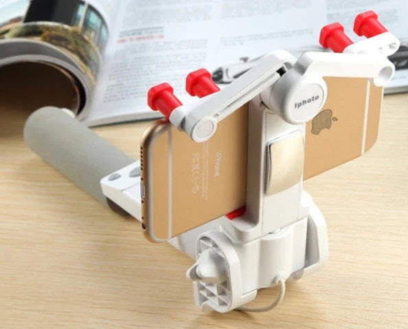 Panoramic 360-degree Rotating Bluetooth Selfie Stick with premium stainless steel and engineering plastic construction