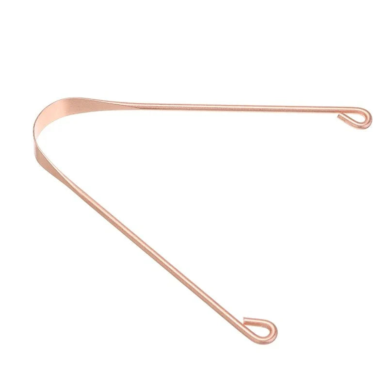 Premium Copper Tongue Scraper for Fresher Breath and Superior Oral Care