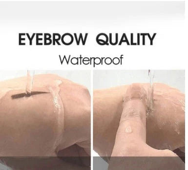 Precision Eyebrow Enhancing Makeup Kit with Stamp and Powder for Flawless Brows