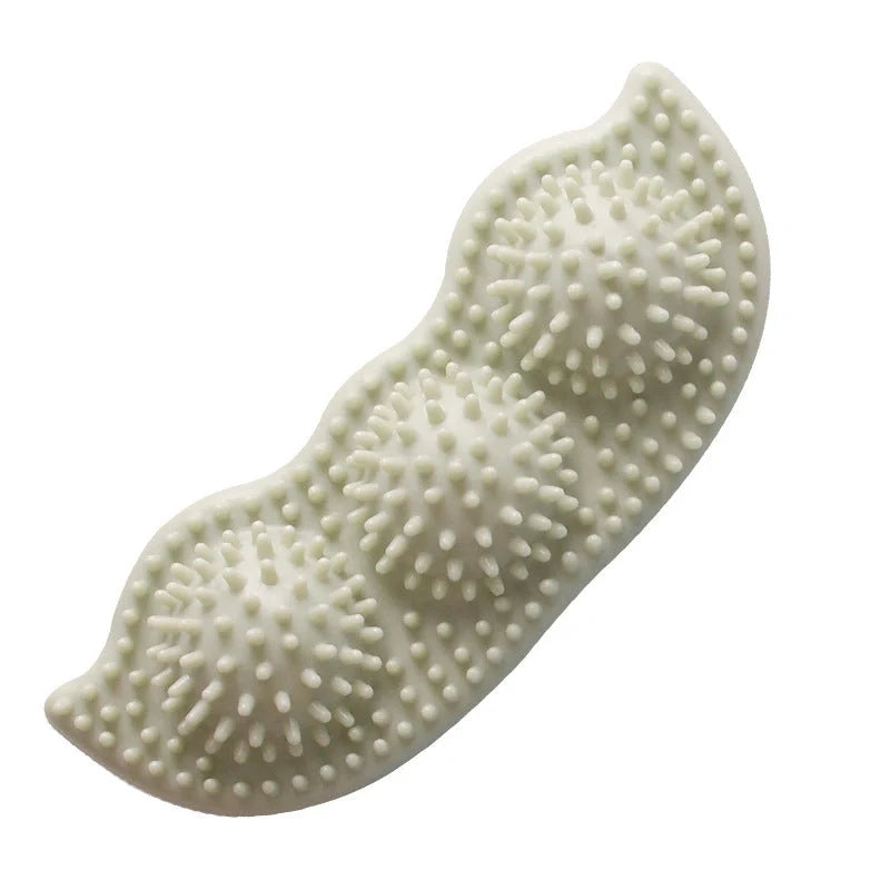 Natural rubber teeth cleaning dog toy for puppies, safe and durable