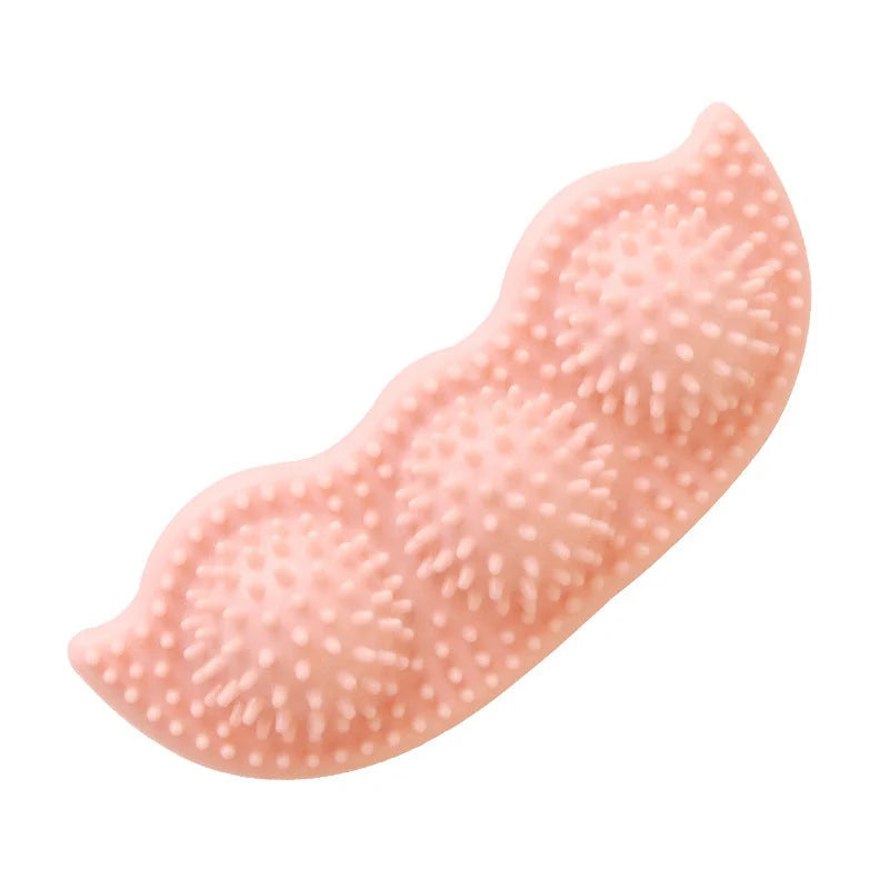 Natural rubber teeth cleaning dog toy for puppies, safe and durable