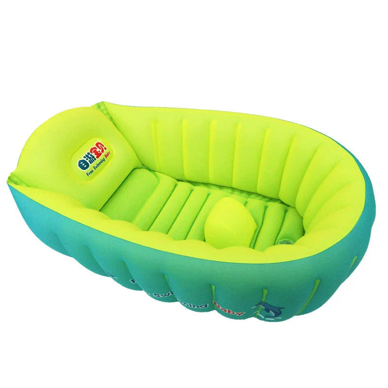 Premium inflatable baby bath tub with sturdy, slip-resistant design for safe and comfortable bathing