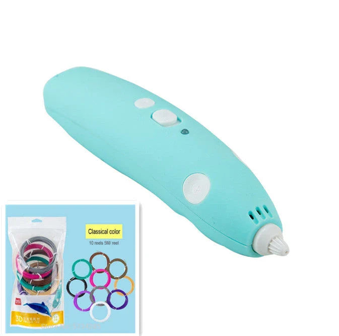 A 3D drawing pen with an LED display, allowing users to create unique, three-dimensional artworks and designs.