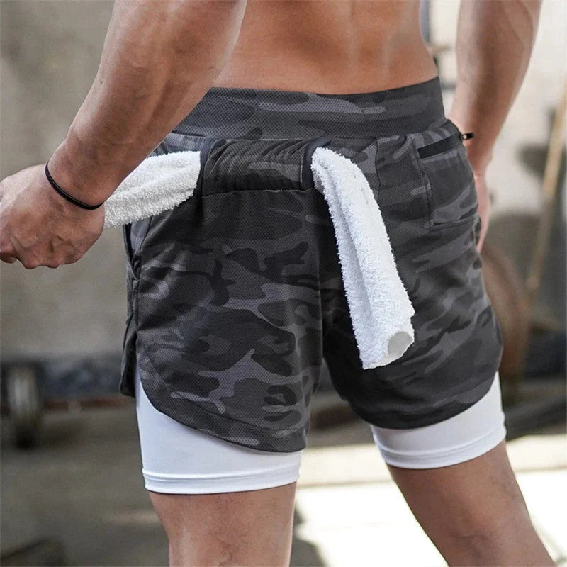 Premium breathable compression shorts with side pockets for enhanced comfort and performance during workouts