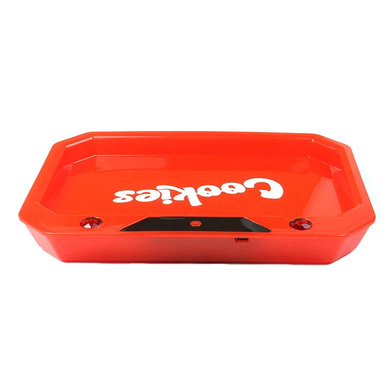 Illuminating Cigarette Storage Tray with Colour-Changing LED Lights and Acrylic Construction