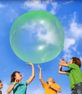 Oversized inflatable bounce balls in various vibrant colors for fun parties and celebrations