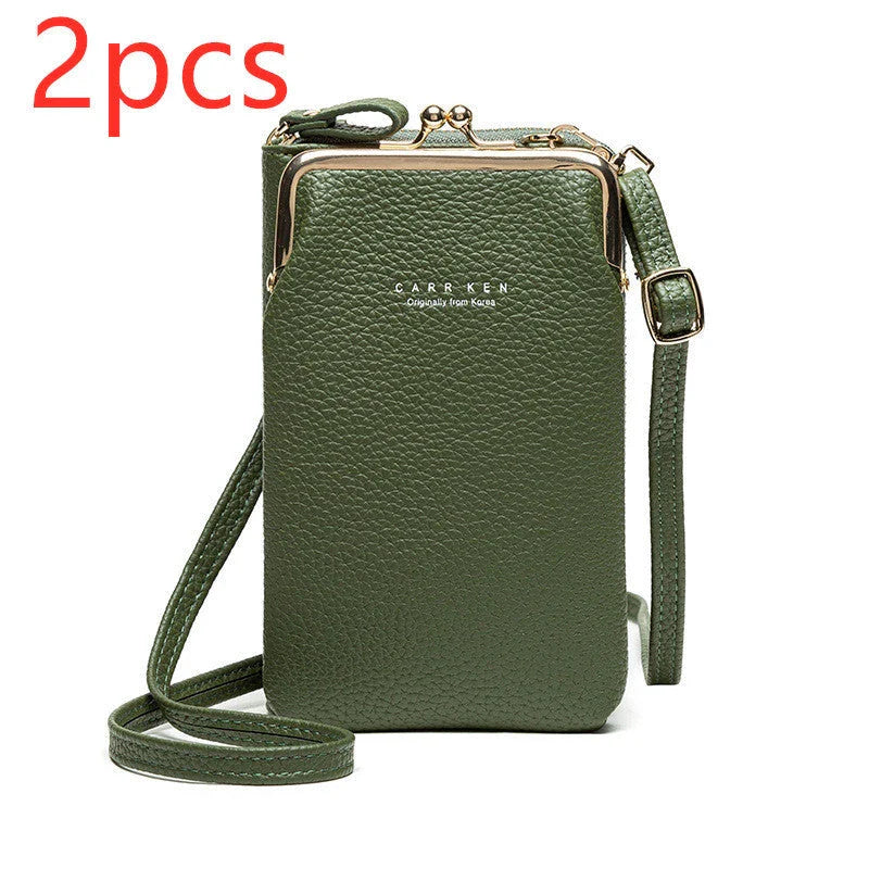 Stylish PU leather shoulder bag featuring a lychee pattern design in a range of vibrant colours