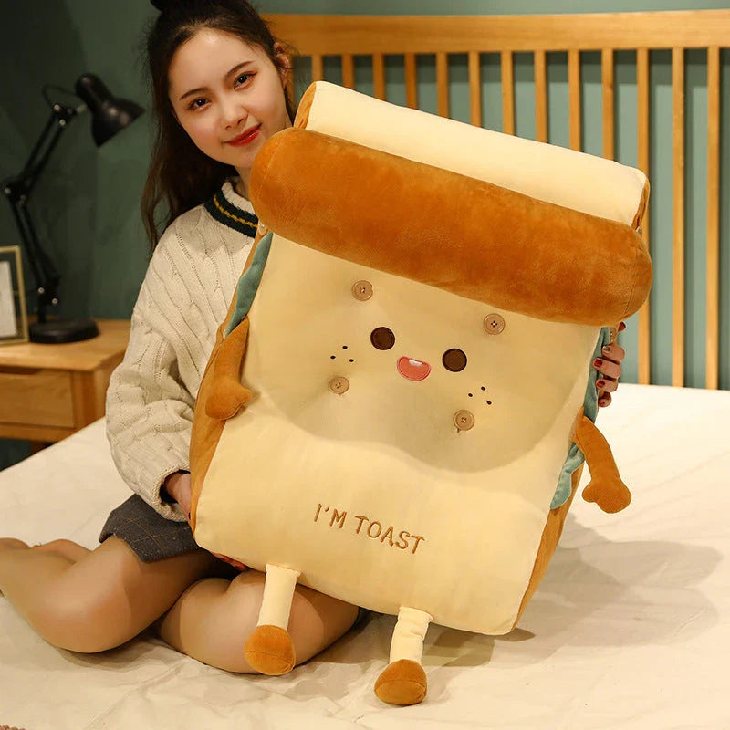 Comfy Bedside Cushion Back Pillow with Neck Support - Soft Plush Cushion for Relaxation in Bedroom, Living Room, or Office