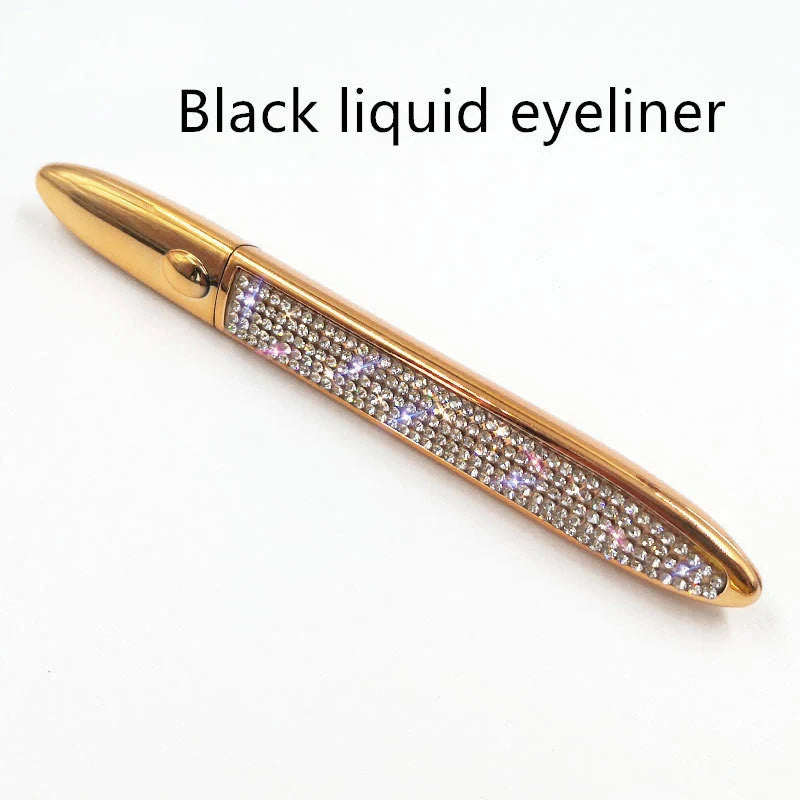 Premium self-adhesive eyeliner and false lash set in various shades