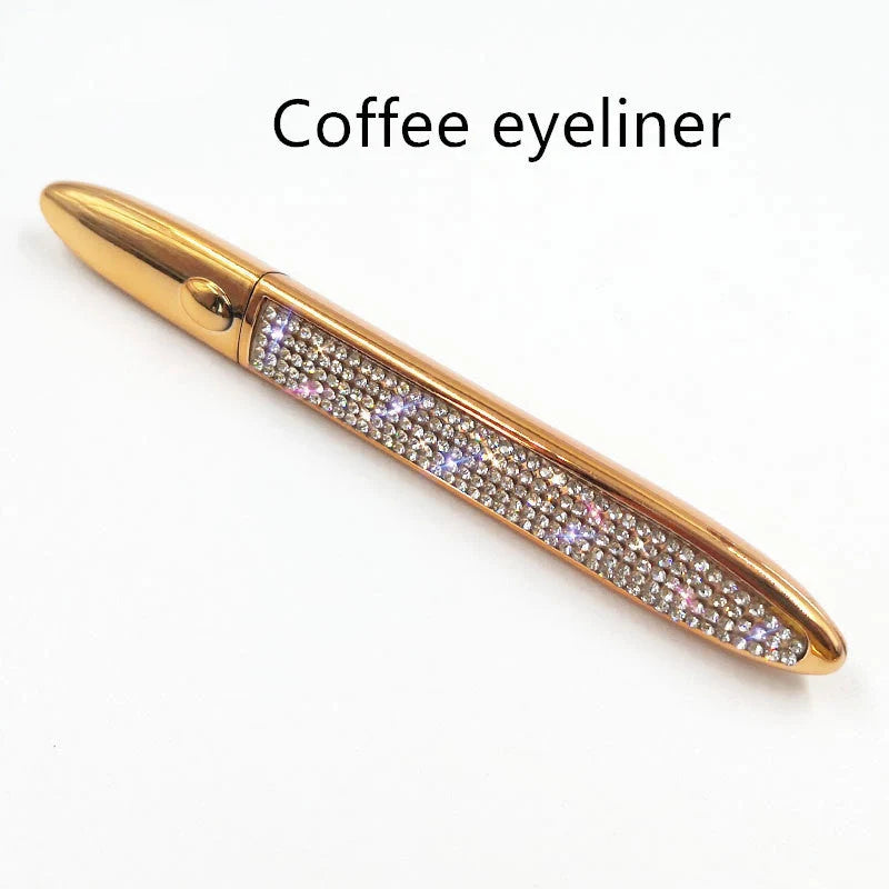 Premium self-adhesive eyeliner and false lash set in various shades