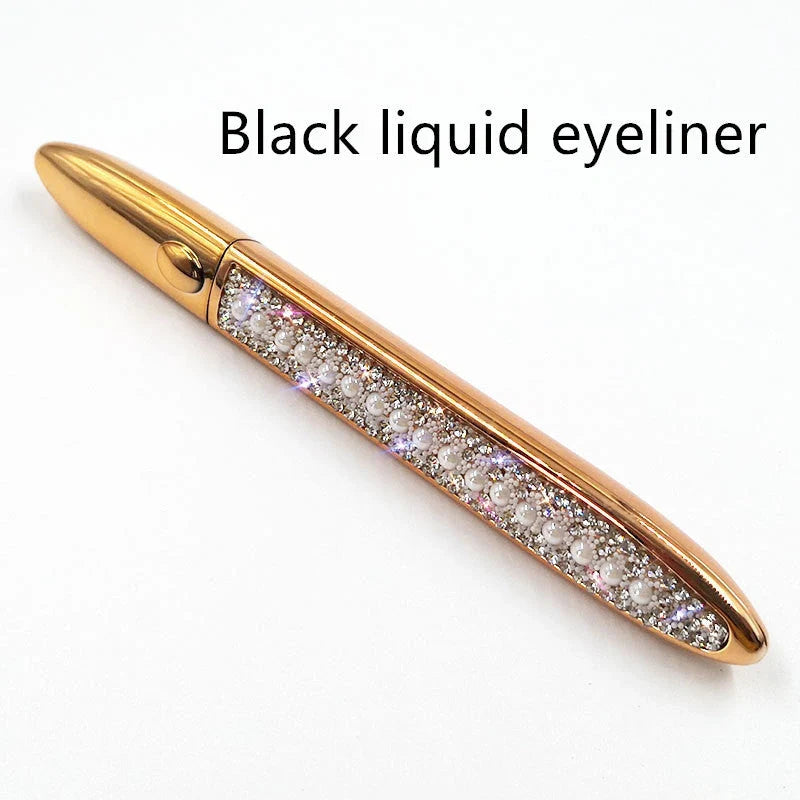 Premium self-adhesive eyeliner and false lash set in various shades