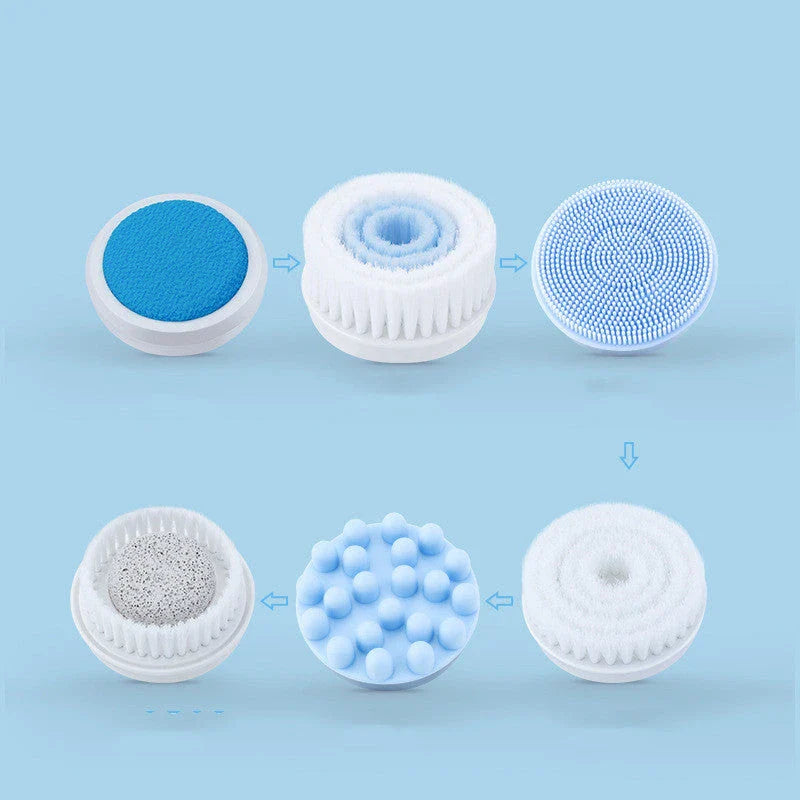Premium silicone electric bath brush with adjustable vibration settings for a luxurious, relaxing bathing experience
